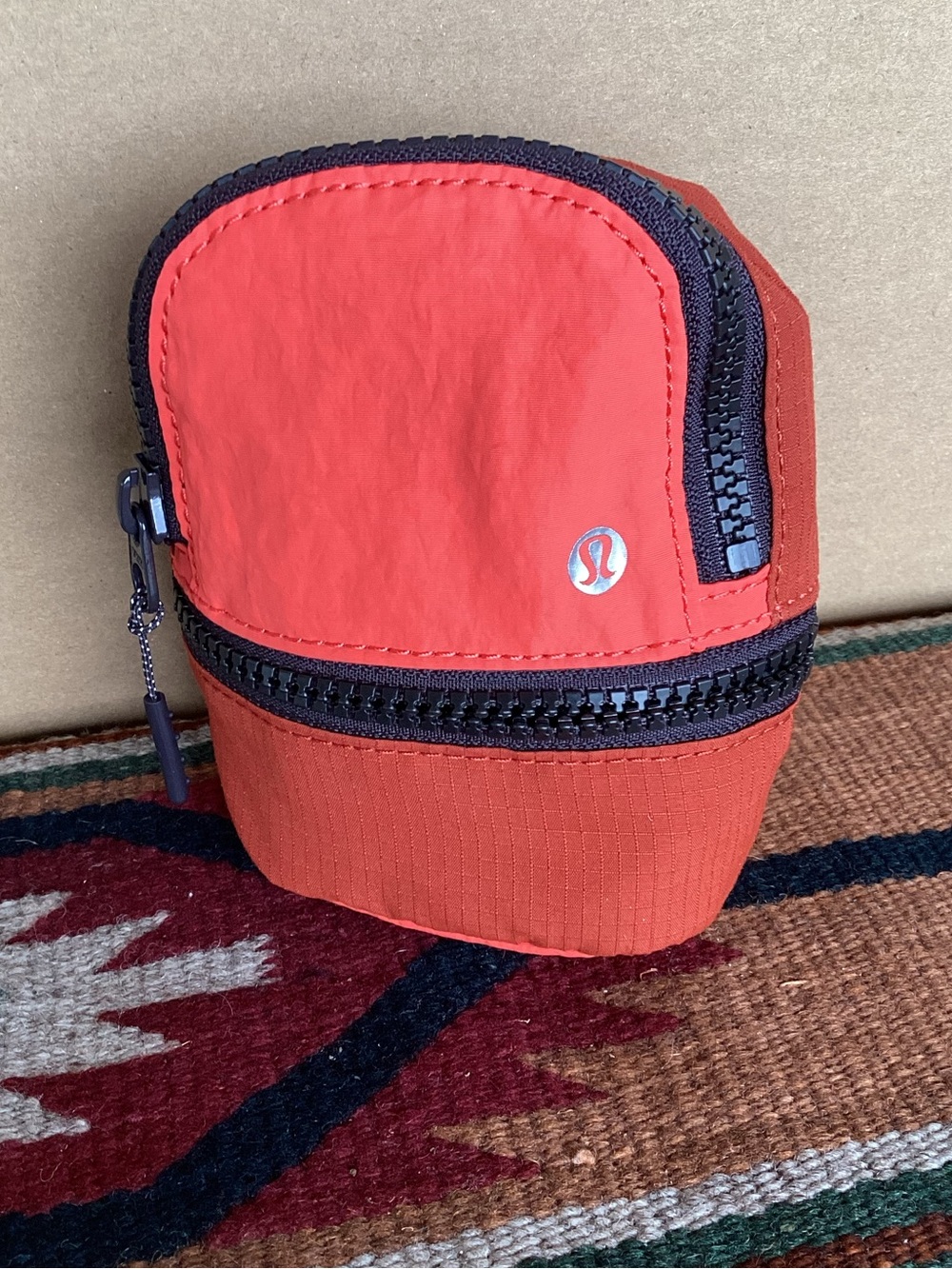 Lululemon City adventure nylon backpack nano NWOT  Aztec brick